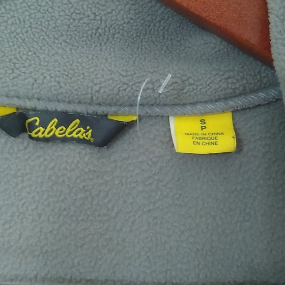 Cabela's fleece zip front jacket size small - Picture 2 of 5